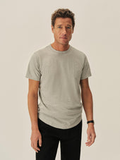 Pima Curved Hem Tee
