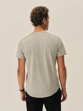 Pima Curved Hem Tee