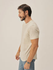 Pima Curved Hem Tee