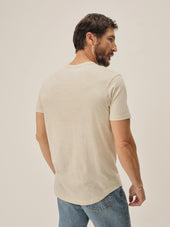 Pima Curved Hem Tee