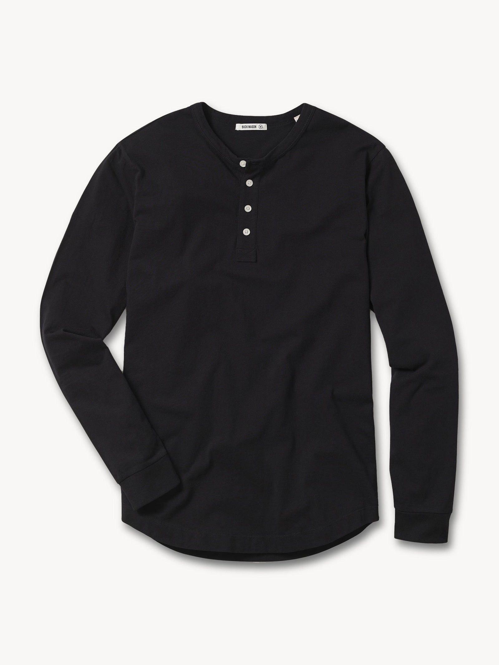 Pima Tall Curved Hem Henley