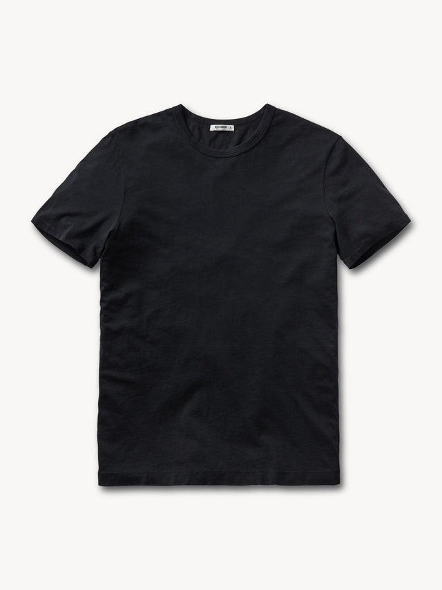 Black Pima Short Classic Tee