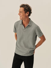 Sueded Cotton Polo