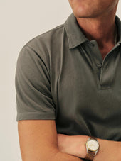 Sueded Cotton Polo