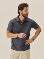 Sueded Cotton Polo