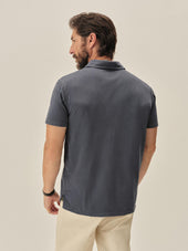 Sueded Cotton Polo