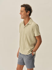 Sueded Cotton Polo