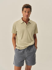 Sueded Cotton Polo