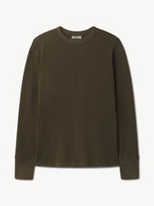 Field Olive Toughknit Thermal L/S Crew