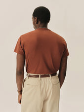 Rustic Sienna Japanese Cool Cashmere Knit Tee