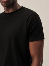 Black Japanese Cool Cashmere Knit Tee