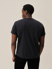 Dress Navy Japanese Cool Cashmere Knit Tee