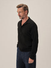 Black Coolhand Cotton Popover