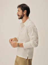 White Coolhand Cotton Popover