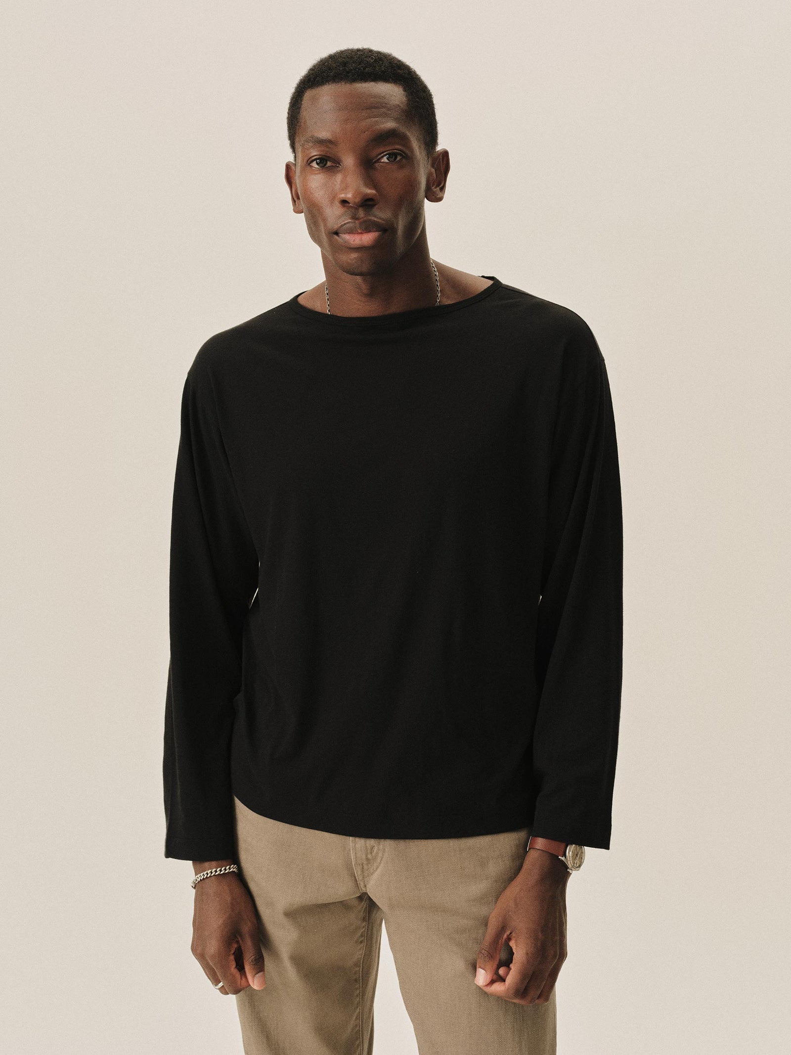 Japanese Cool Cashmere L S Mariner Tee