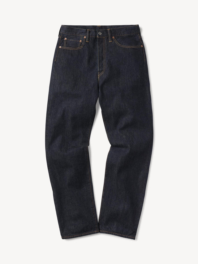 D018 Japanese Loomstate Selvedge Full Saddle Jean