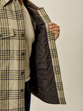 Wool Plaid Cpo Jacket