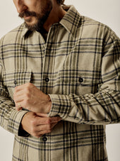Wool Plaid Cpo Jacket