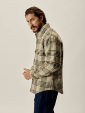 Wool Plaid Cpo Jacket