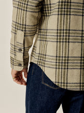 Wool Plaid Cpo Jacket