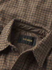 Wool Plaid Cpo Jacket