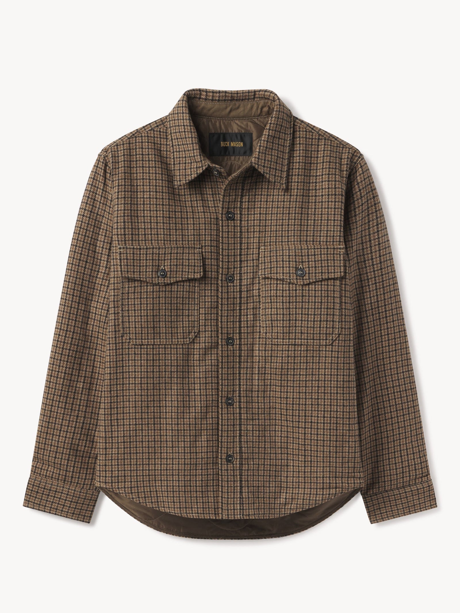 Wool Plaid Cpo Jacket