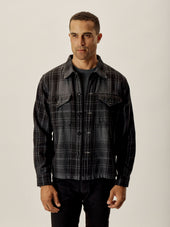 Plaid Blanket Flannel Field Jacket
