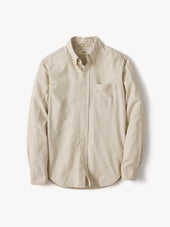 Olive / Natural Chain Stripe California Oxford BD Shirt