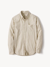 Olive / Natural Chain Stripe California Oxford BD Shirt