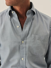 Blue End-On-End California Oxford BD Shirt