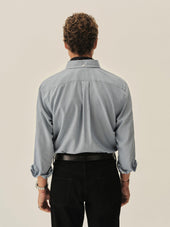 Blue End-On-End California Oxford BD Shirt