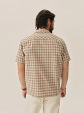 Keegan Plaid Wornwell S/S Camp Shirt