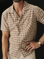 Keegan Plaid Wornwell S/S Camp Shirt