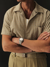 Wheat Field Plaid Wornwell S/S Camp Shirt