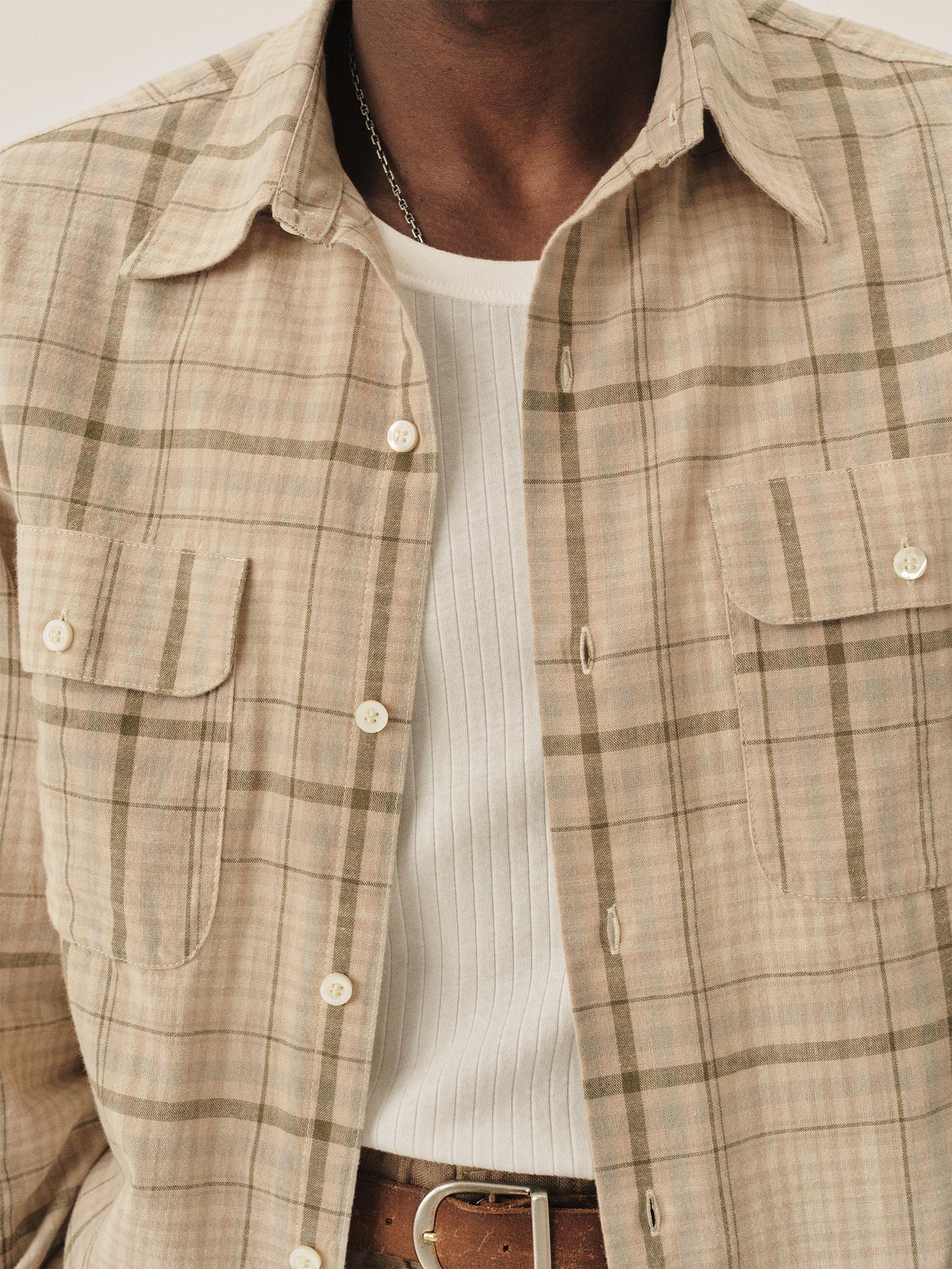 Breeze Cotton Linen Ls Shirt