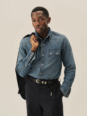 Japanese Sawtelle Sawtooth Western Shirt
