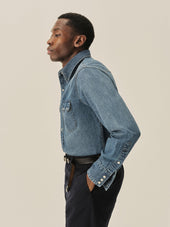 Japanese Sawtelle Sawtooth Western Shirt