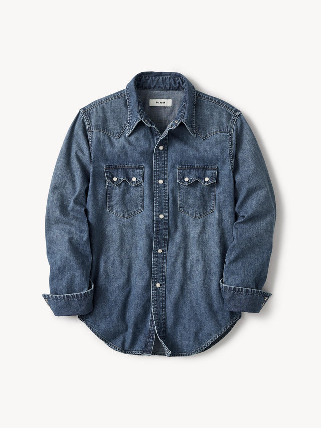 M085 Japanese Denim Sawtelle Sawtooth Western Shirt