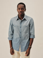 L053 Japanese Chambray Station Shirt