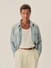 Japanese Chambray Western Shirt