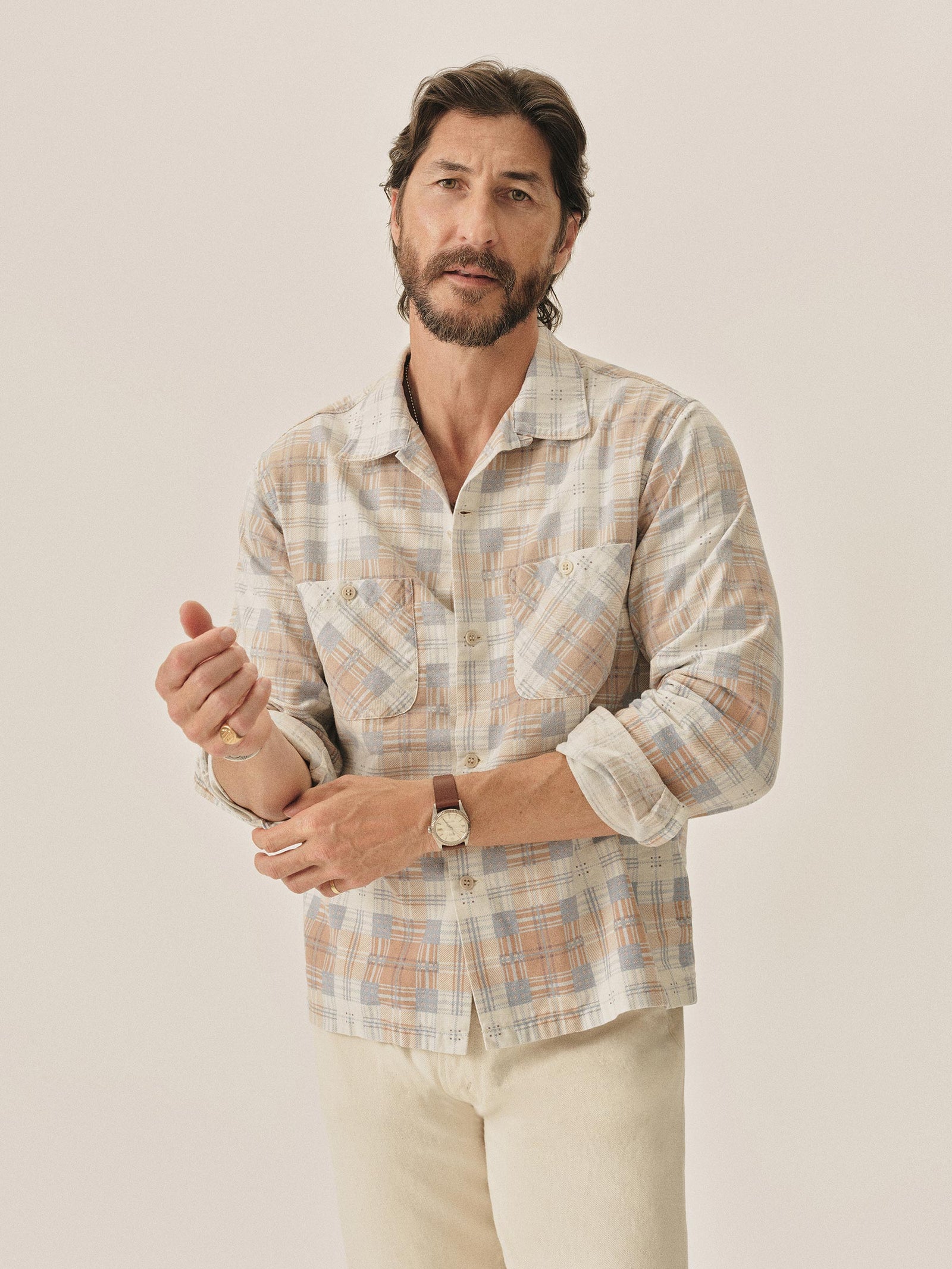 Amberwave Plaid Case Study Camp Shirt