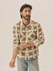 Shadow Mountain Plaid Case Study Camp Shirt