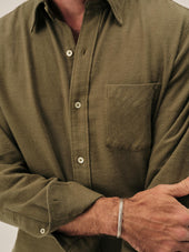 Soft Olive Pacific Twill Flannel Bd Shirt