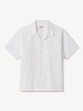 White Sodapop Seersucker Camp Shirt