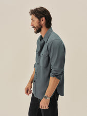 Washed Navy Venice Wash Soft Pack Station Shirt