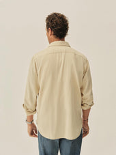 Natural Venice Wash Hemp HBT Soft Pack Station Shirt