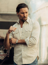 Natural Lee X Buck Mason Westerner Shirt