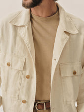 Loomed Linen P 43 Fatigue Shirt