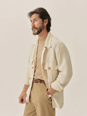 Loomed Linen P 43 Fatigue Shirt