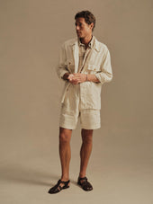 Loomed Linen P 43 Fatigue Shirt